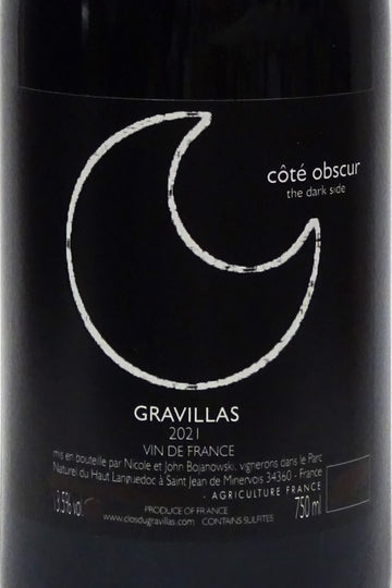 Gravillas 2021 Vin de France Cote Obscur